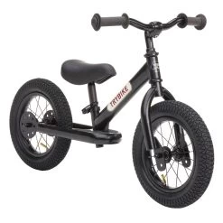 Black Vintage 2 In 1 Metal Trybike With Black Tyres & Seat 11 Black Vintage 2 In 1 Metal Trybike With Black Tyres & Seat -Toy Specialty Store TB6145 5