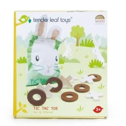 Tender Leaf Toys Tic Tac Toe Game With Bunny Bag -Toy Specialty Store TEN08411 05