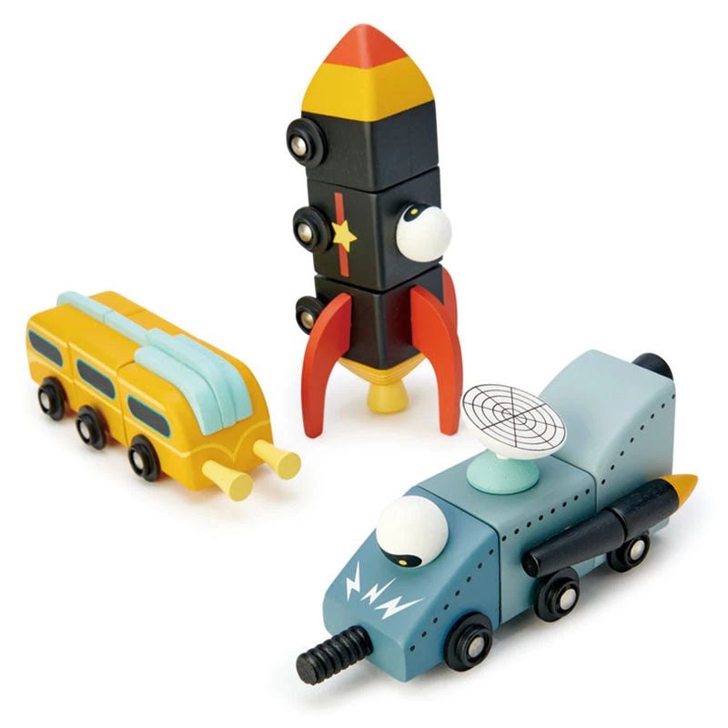 Tender Leaf Toys Space Racer Vehicles 3 Tender Leaf Toys Space Racer Vehicles