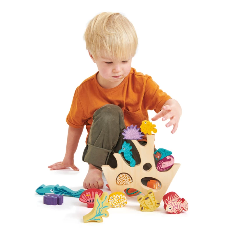 Tender Leaf Toys Stacking Coral Reef 6 Tender Leaf Toys Stacking Coral Reef - Image 4