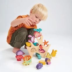 Tender Leaf Toys Stacking Coral Reef 13 Tender Leaf Toys Stacking Coral Reef -Toy Specialty Store TL8410 5