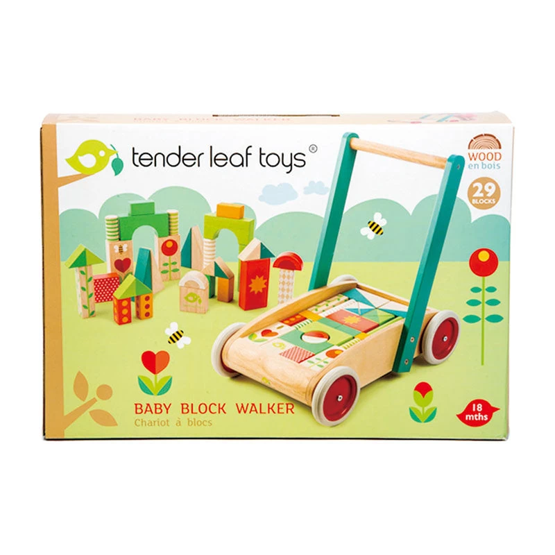 Tender Leaf Toys Wagon With Blocks 6 Tender Leaf Toys Wagon With Blocks - Image 4