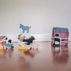 Tender Leaf Toys Stacking Farmyard Animals With Bag -Toy Specialty Store TL8480 2