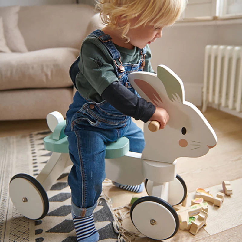 Tender Leaf Toys Running Rabbit Wooden Ride On 5 Tender Leaf Toys Running Rabbit Wooden Ride On - Image 3