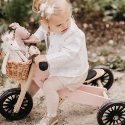 Kinderfeets Tiny Tot PLUS 2 In 1 Balance Bike & Trike - Rose Pink -Toy Specialty Store TinyTotPlus OneDayStudio 148