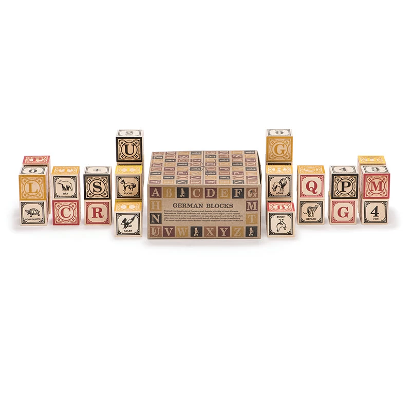 German Alphabet Wooden Blocks 4 German Alphabet Wooden Blocks - Image 2