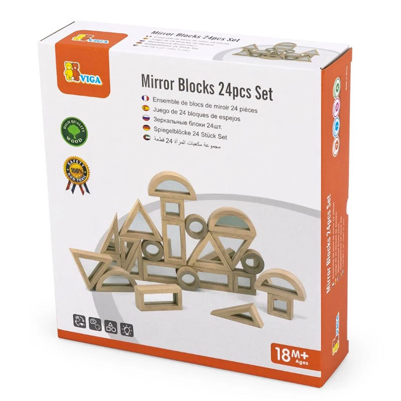 Mirror Blocks Set 24pc 4 Mirror Blocks Set 24pc - Image 2