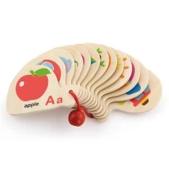 Mini Wooden Alphabet Book