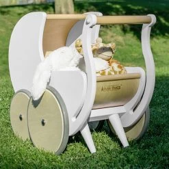 Kinderfeets Walker Pram - White -Toy Specialty Store Walker Pram White 7
