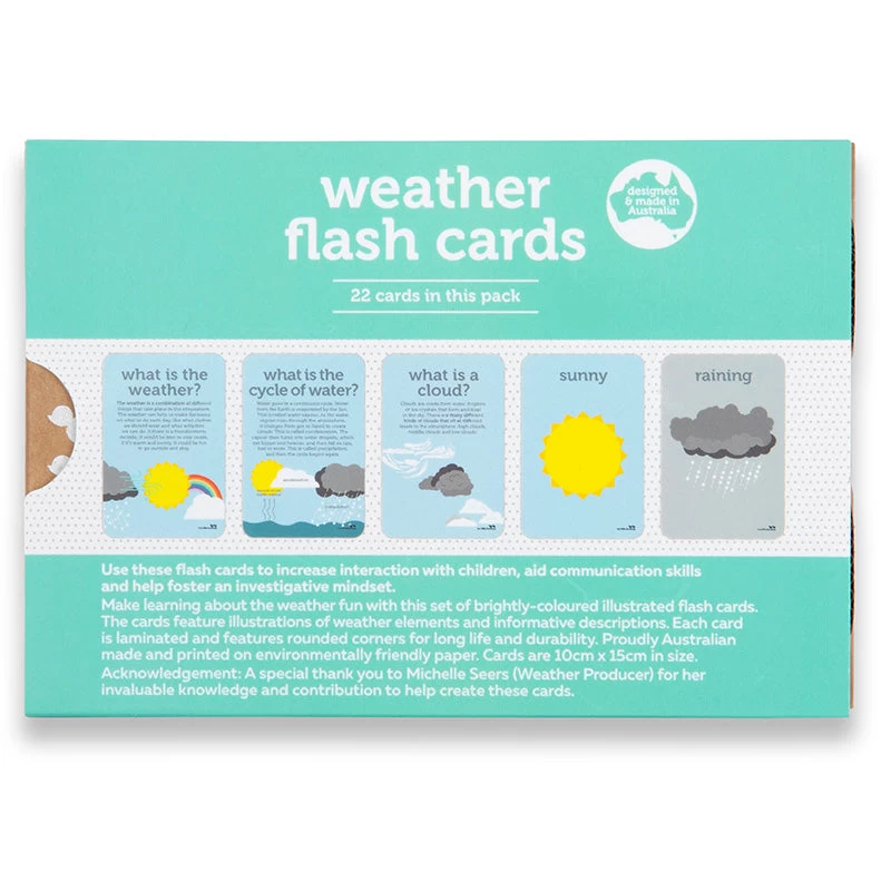 Weather Flash Cards 4 Weather Flash Cards - Image 2
