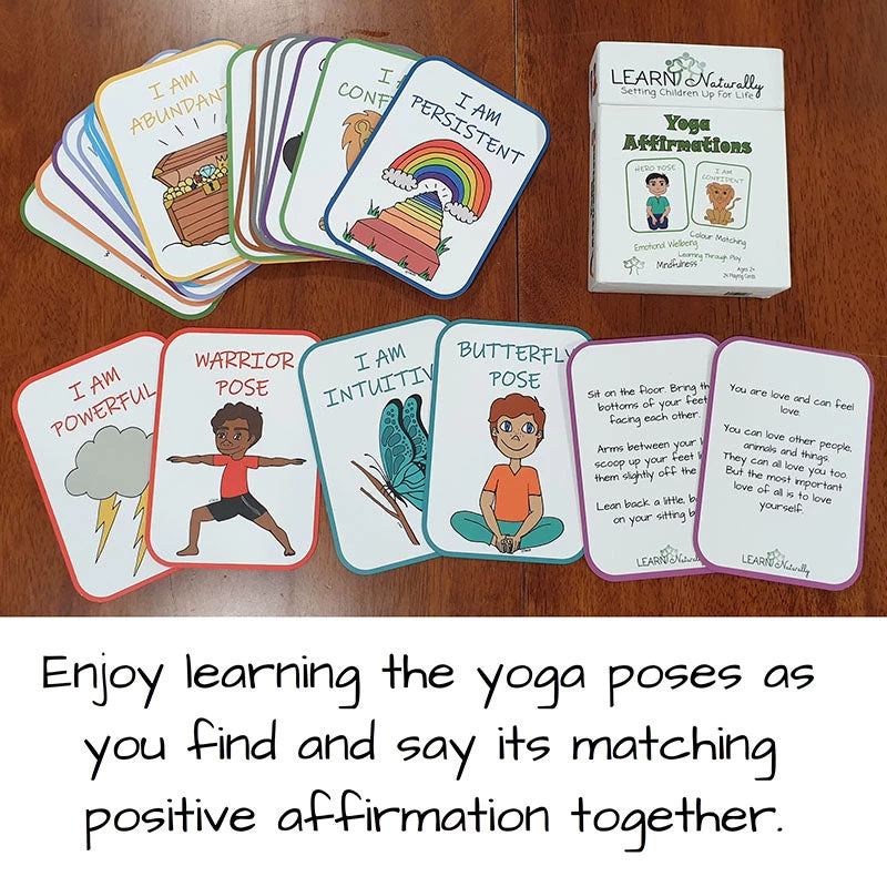 Yoga Affirmations Card Set 4 Yoga Affirmations Card Set - Image 2