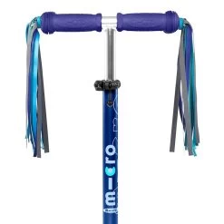 Micro Scooter Blue Reflective Ribbons