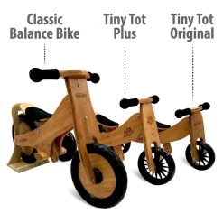 Kinderfeets Tiny Tot PLUS 2 In 1 Balance Bike & Trike - White -Toy Specialty Store kinderfeets bike comparison image 7d045294 a82c 4ec7 af86 1aca839df3fd