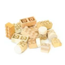 Bu-Bu Wooden Building Bricks 14pc Car Set -Toy Specialty Store mOK50145 2