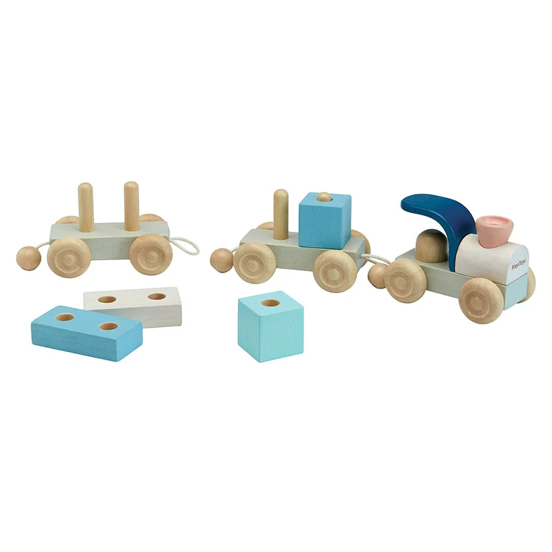 Plantoys Stacking Train Trio * 5 Plantoys Stacking Train Trio * - Image 3
