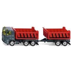 Siku Truck With Dumper Body & Tipper Trailer