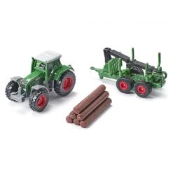 Siku Fendt Tractor With Forestry Trailer -Toy Specialty Store sik01645 3
