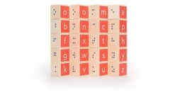 ABC Braille Sign Language Wooden Blocks -Toy Specialty Store uncle goose braille 3