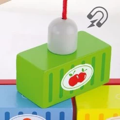 Crane Truck With Block Shipping Containers -Toy Specialty Store viga crane truck3b