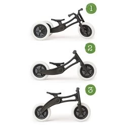 3 In 1 Bike Recycled Edition RE2 - Black -Toy Specialty Store zMulti functional3in1 RE3Blacktrio